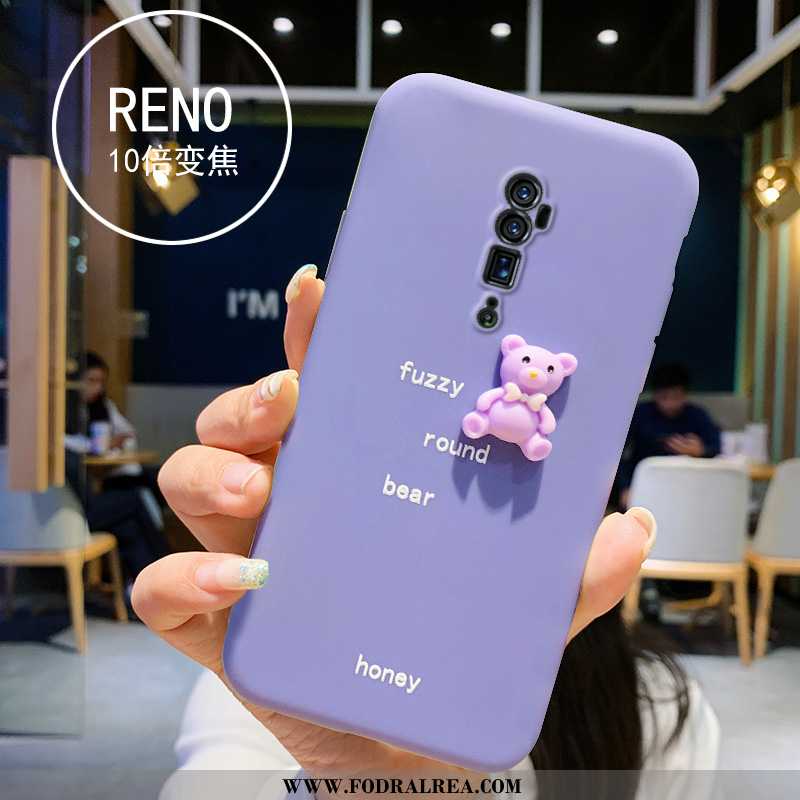 Fodral Oppo Reno 10x Zoom Vacker Mobil Telefon Fallskydd, Skal Oppo Reno 10x Zoom Mjuk Purpur Lila