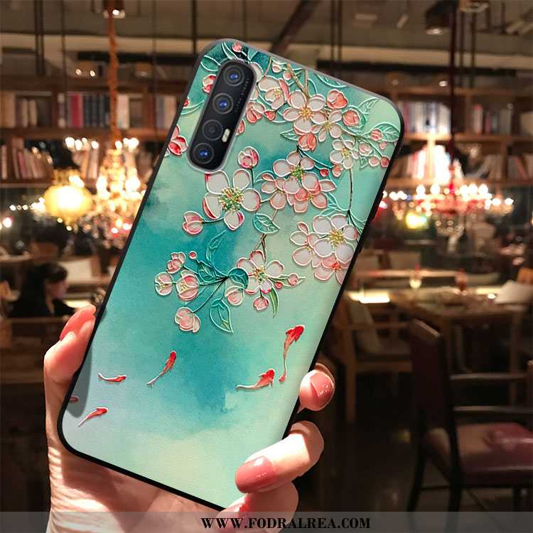 Fodral Oppo Reno 3 Pro Personlighet Kyla Skal, Skal Oppo Reno 3 Pro Hängsmycken Med Tofs Grön