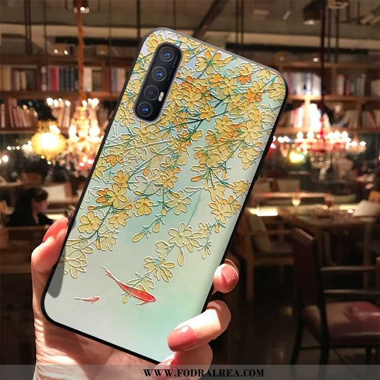 Fodral Oppo Reno 3 Pro Personlighet Kyla Skal, Skal Oppo Reno 3 Pro Hängsmycken Med Tofs Grön