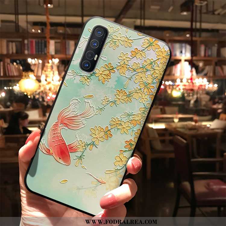 Fodral Oppo Reno 3 Pro Personlighet Kyla Skal, Skal Oppo Reno 3 Pro Hängsmycken Med Tofs Grön