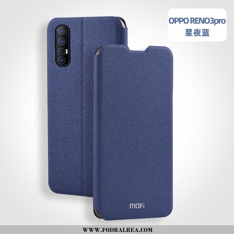 Fodral Oppo Reno 3 Pro Skydd All Inclusive Rosa, Skal Oppo Reno 3 Pro Läderfodral Fallskydd Rosa