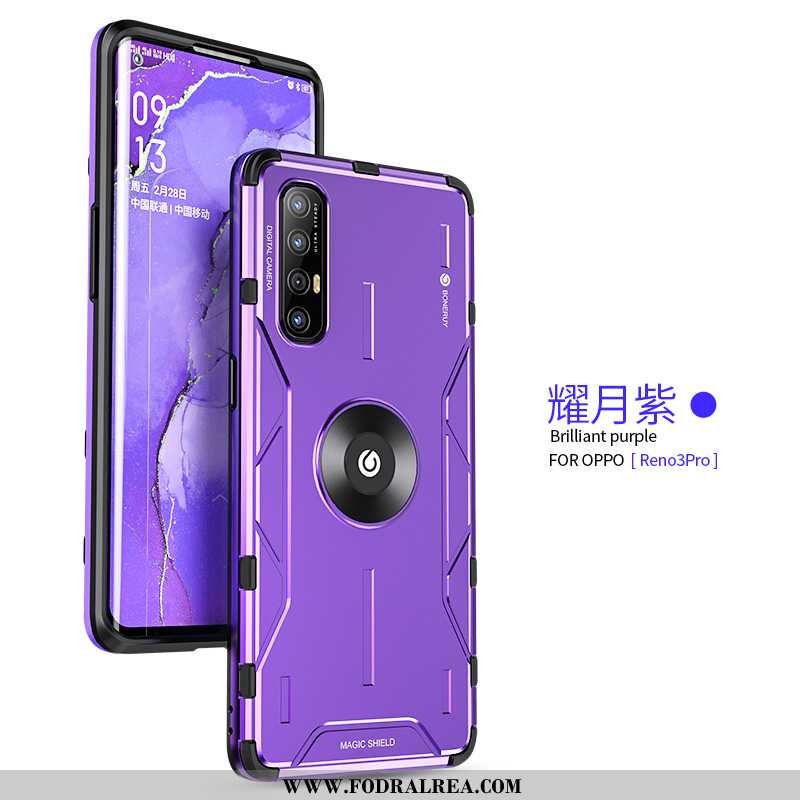 Fodral Oppo Reno 3 Pro Super Populär, Skal Oppo Reno 3 Pro Tunn Kreativa Lila