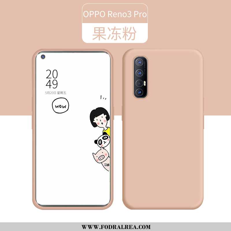 Fodral Oppo Reno 3 Pro Tunn Ny Grön, Skal Oppo Reno 3 Pro Silikon Fallskydd Grön