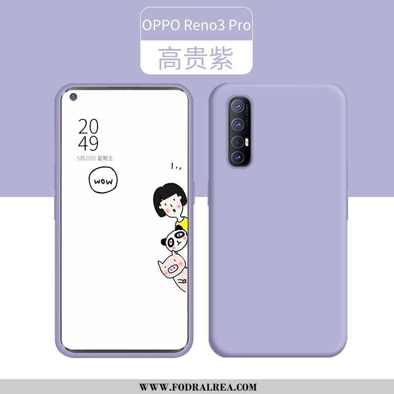 Fodral Oppo Reno 3 Pro Tunn Ny Grön, Skal Oppo Reno 3 Pro Silikon Fallskydd Grön