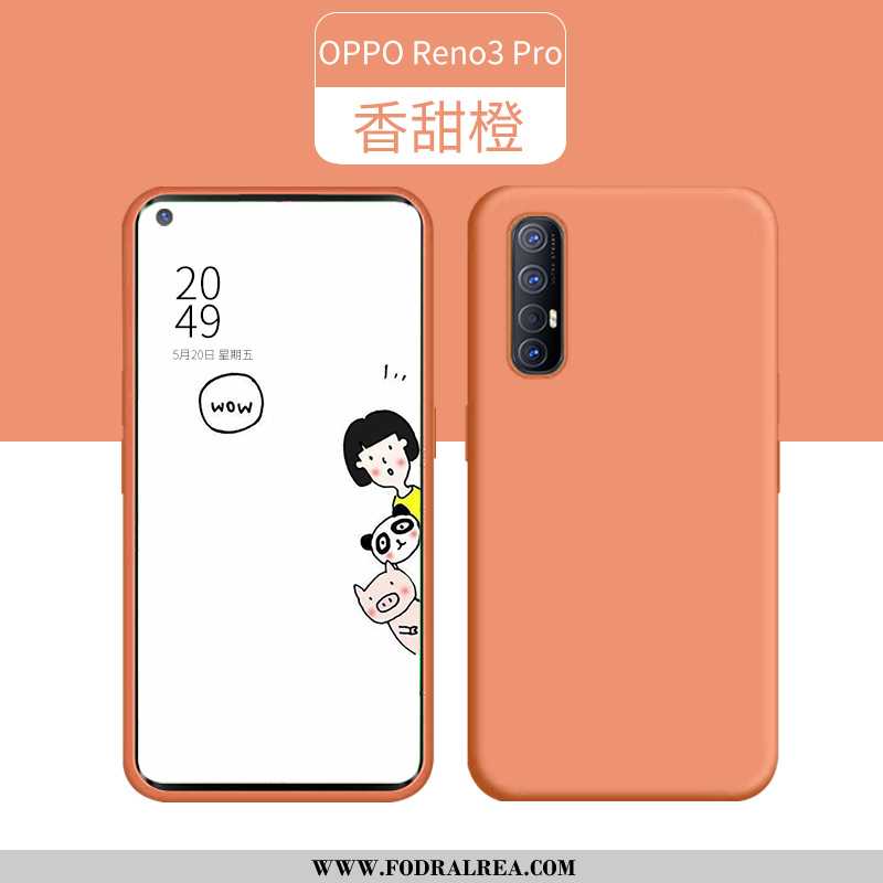 Fodral Oppo Reno 3 Pro Tunn Ny Grön, Skal Oppo Reno 3 Pro Silikon Fallskydd Grön