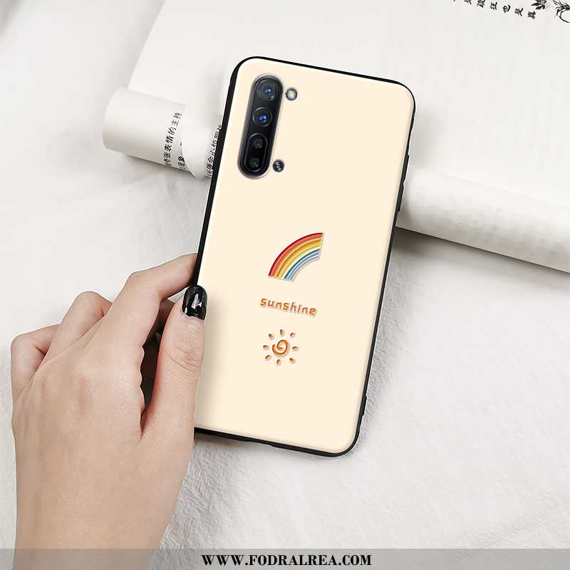 Fodral Oppo Reno 3 Silikon Skal Trend, Oppo Reno 3 Skydd Mjuk Beige