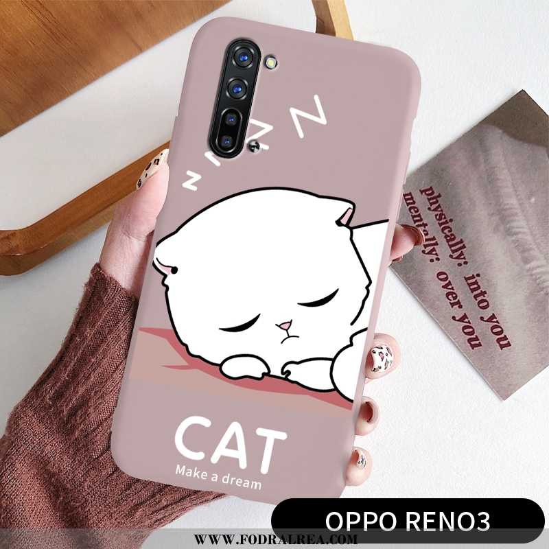 Fodral Oppo Reno 3 Skydd Personlighet Skal, Skal Oppo Reno 3 Mode Rosa