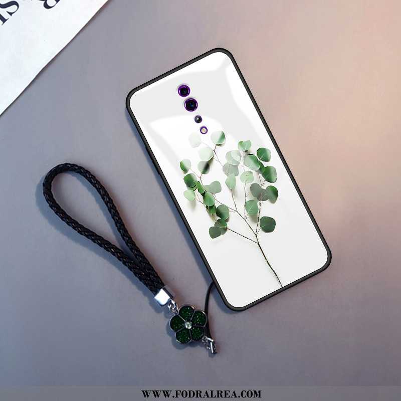 Fodral Oppo Reno Z Glas Skal Mjuk, Oppo Reno Z Trend Blommor Vita