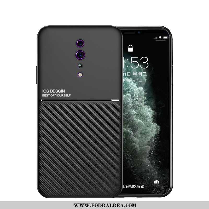 Fodral Oppo Reno Z Mjuk Personlighet Svart, Skal Oppo Reno Z Silikon Mobil Telefon Svarta