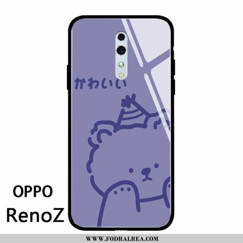 Fodral Oppo Reno Z Tunn All Inclusive Net Red, Skal Oppo Reno Z Mjuk Mobil Telefon Vita