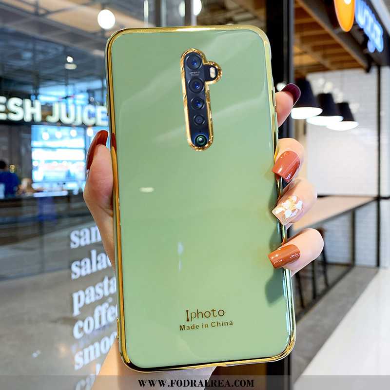 Fodral Oppo Reno2 Mjuk Skydd Mobil Telefon, Skal Oppo Reno2 Silikon All Inclusive Grön