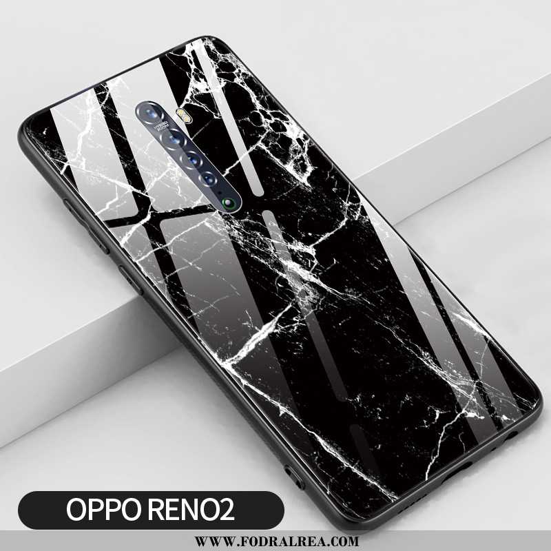 Fodral Oppo Reno2 Silikon Skal Enkel, Oppo Reno2 Glas Mobil Telefon Vita