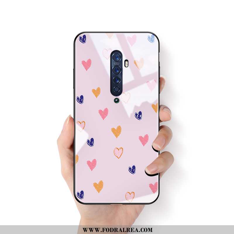 Fodral Oppo Reno2 Super Älskar Trend, Skal Oppo Reno2 Tunn Personlighet Rosa