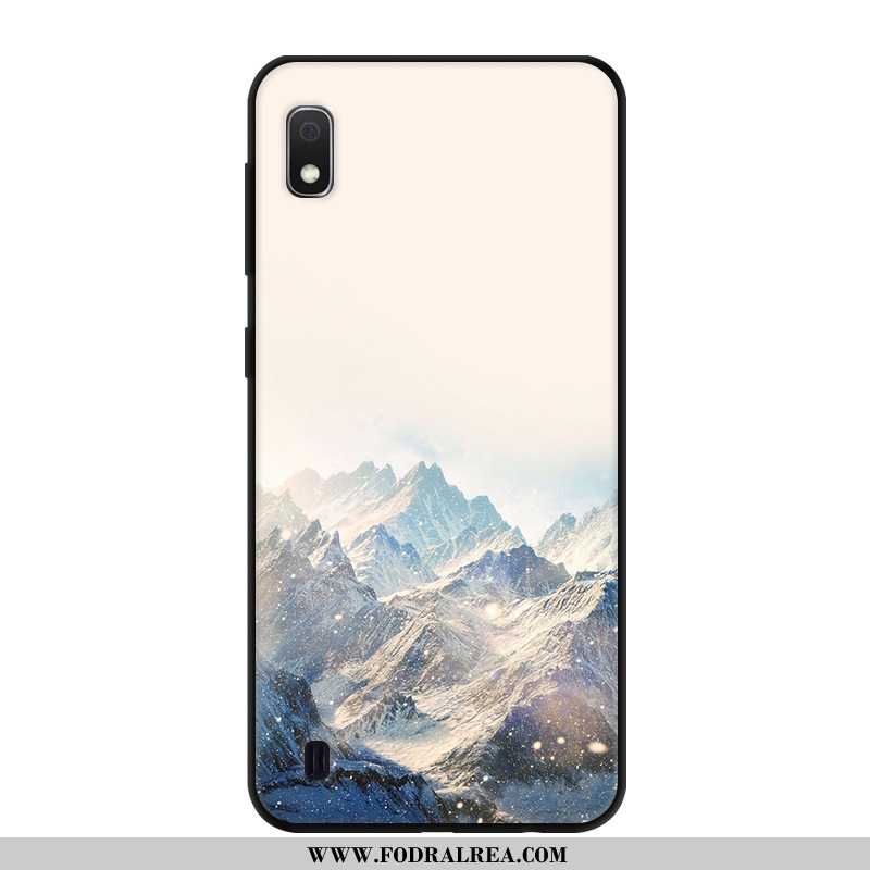 Fodral Samsung Galaxy A10 Kreativa Fallskydd Personlighet, Skal Samsung Galaxy A10 Tecknat Skydd Grö