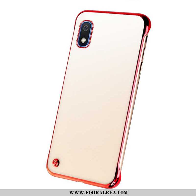 Fodral Samsung Galaxy A10 Skydd Mobil Telefon, Skal Samsung Galaxy A10 Fallskydd Röd