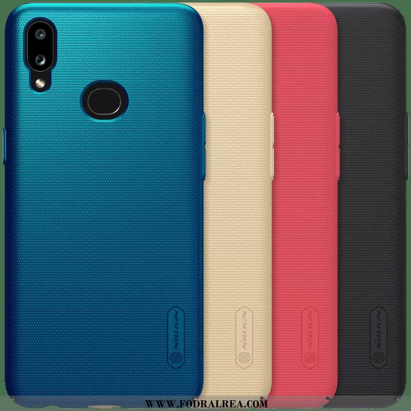 Fodral Samsung Galaxy A10s Nubuck Fallskydd Mobil Telefon, Skal Samsung Galaxy A10s Tunn Lätt Grön