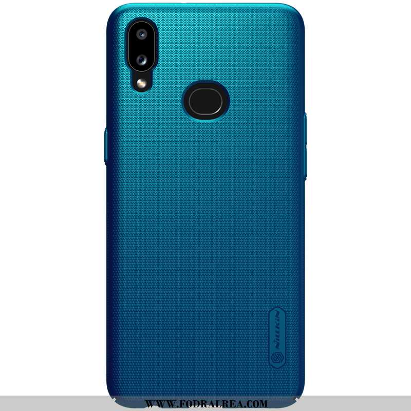 Fodral Samsung Galaxy A10s Nubuck Fallskydd Mobil Telefon, Skal Samsung Galaxy A10s Tunn Lätt Grön