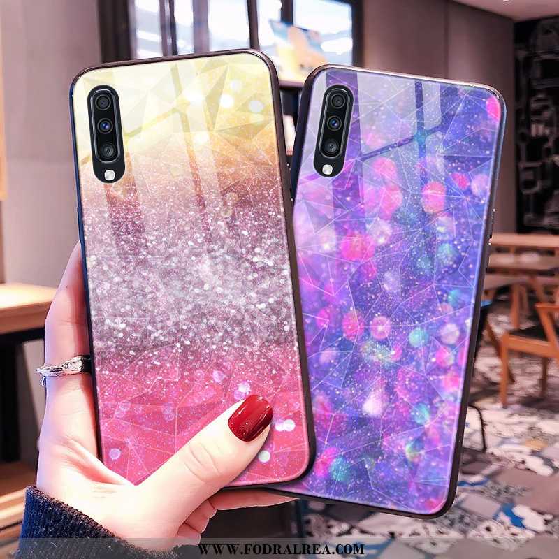 Fodral Samsung Galaxy A30s Mobil Telefon Diamantform Stjärna, Skal Samsung Galaxy A30s Purpur Lila