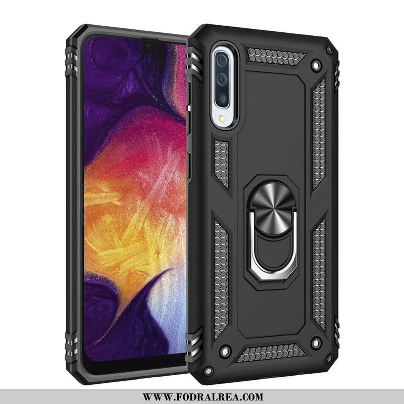 Fodral Samsung Galaxy A30s Silikon Support Skal, Skal Samsung Galaxy A30s Skydd Spänne Svarta