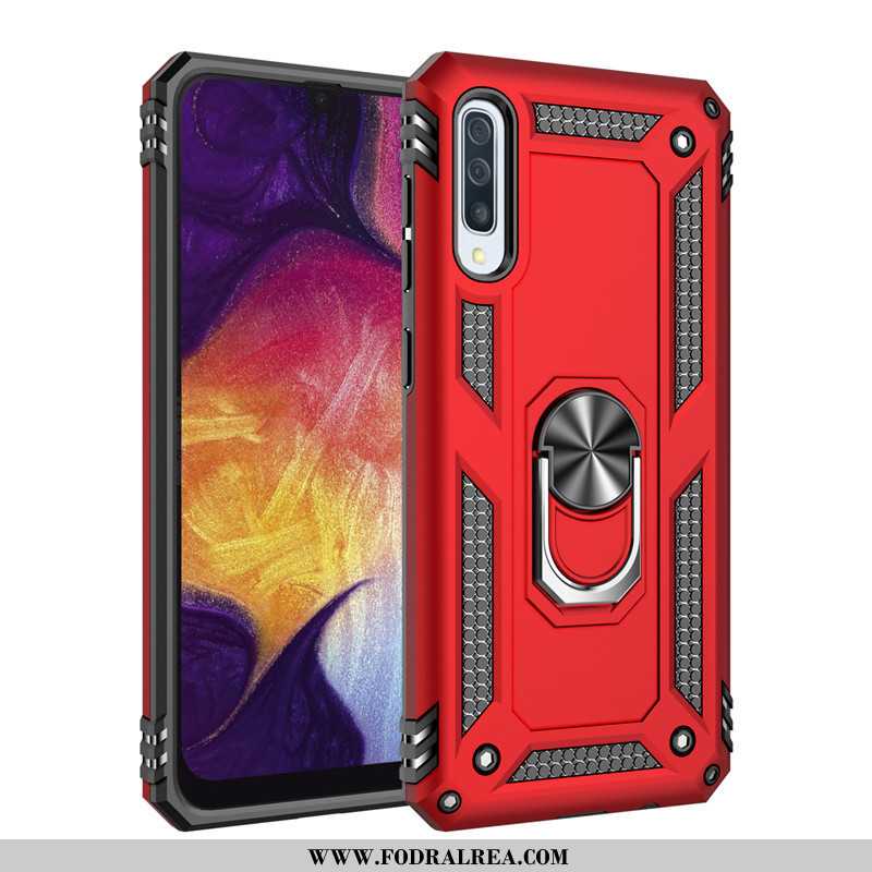 Fodral Samsung Galaxy A30s Silikon Support Skal, Skal Samsung Galaxy A30s Skydd Spänne Svarta