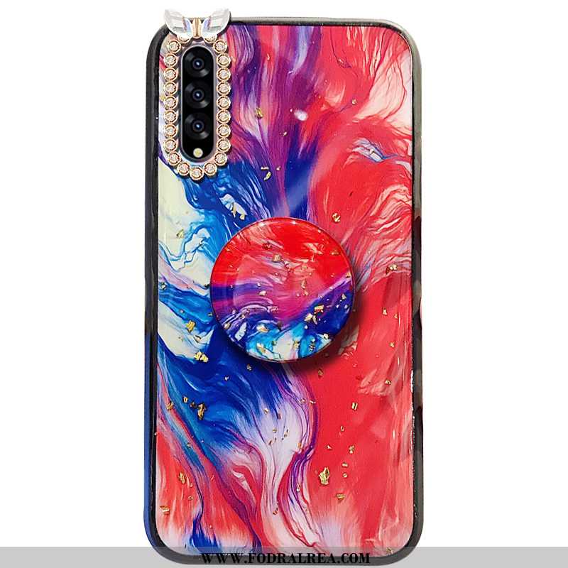 Fodral Samsung Galaxy A30s Skydd Trend Skal, Skal Samsung Galaxy A30s Strass Grön Röd