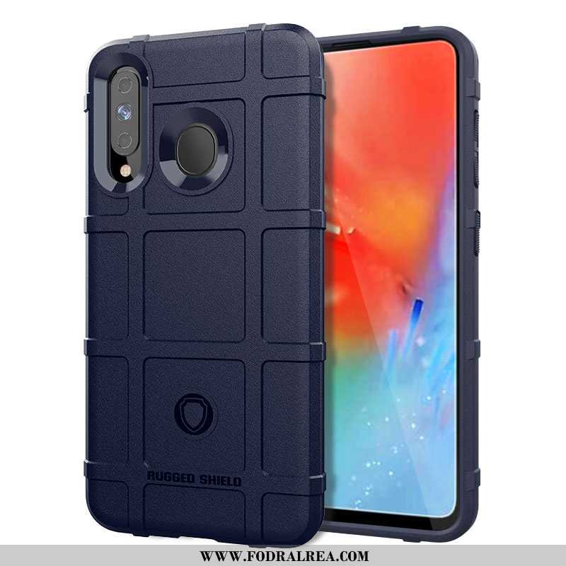 Fodral Samsung Galaxy A40s Kreativa Skal Fodral, Samsung Galaxy A40s Mjuk Nubuck Grå