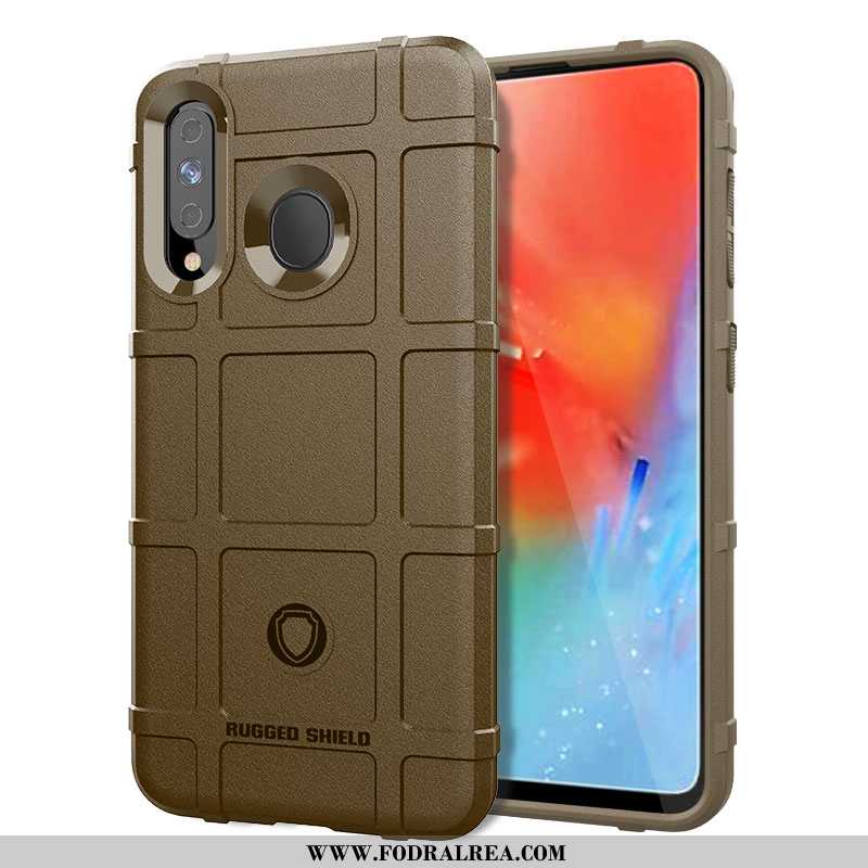 Fodral Samsung Galaxy A40s Kreativa Skal Fodral, Samsung Galaxy A40s Mjuk Nubuck Grå