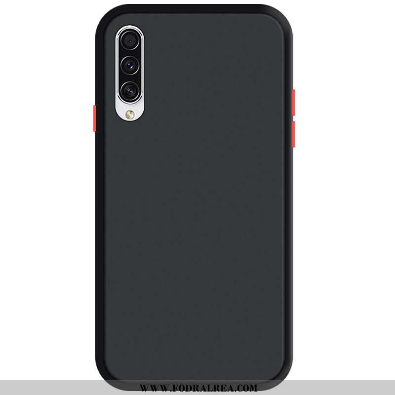 Fodral Samsung Galaxy A50 Nubuck Hård Skydd, Skal Samsung Galaxy A50 Trend Svarta