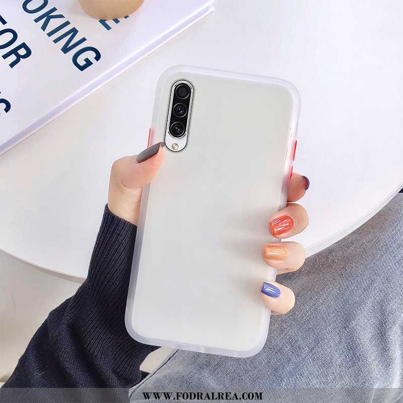 Fodral Samsung Galaxy A50s Kreativa Nubuck Fallskydd, Skal Samsung Galaxy A50s Trend Svart Svarta