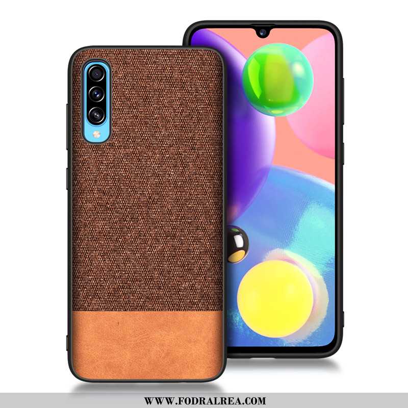 Fodral Samsung Galaxy A50s Mönster Brun Stjärna, Skal Samsung Galaxy A50s Trend Mobil Telefon