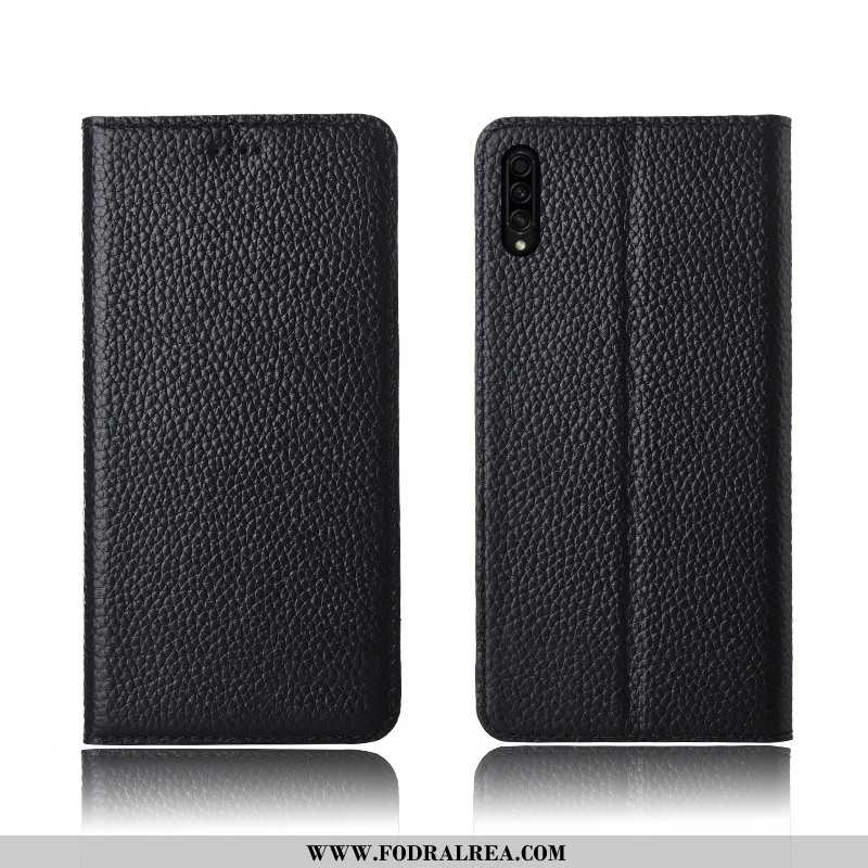 Fodral Samsung Galaxy A50s Äkta Läder Ny Nubuck, Skal Samsung Galaxy A50s Trend Silikon Khaki