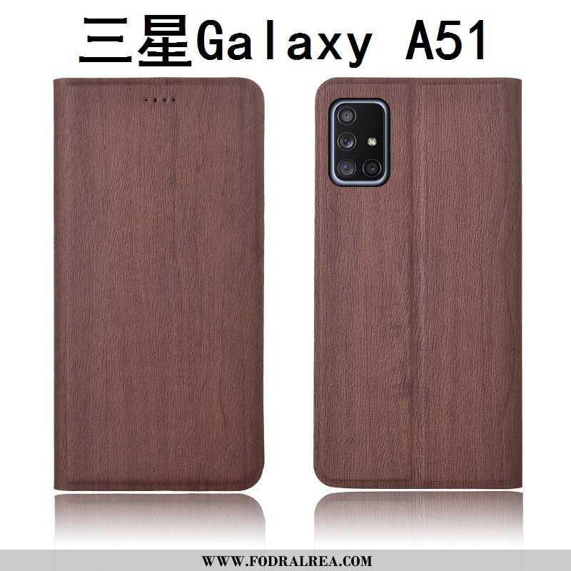 Fodral Samsung Galaxy A51 Silikon Mobil Telefon Stjärna, Skal Samsung Galaxy A51 Skydd Tree Blå