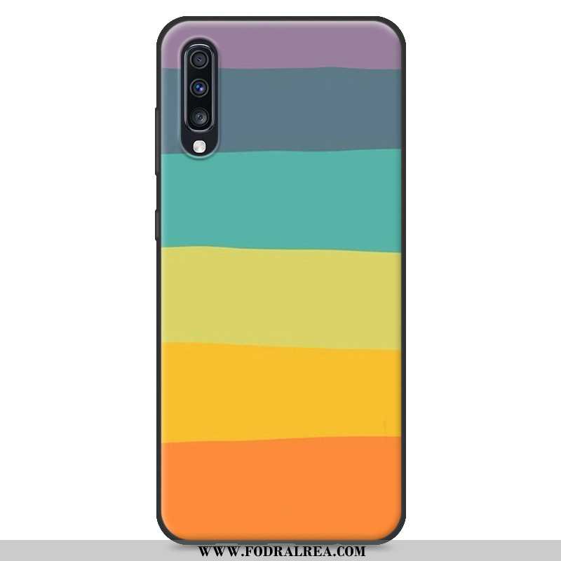 Fodral Samsung Galaxy A70 Trend Scratch Fodral, Skal Samsung Galaxy A70 Mjuk Skydd Gul