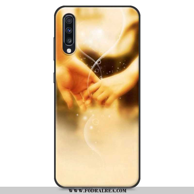 Fodral Samsung Galaxy A70 Trend Scratch Fodral, Skal Samsung Galaxy A70 Mjuk Skydd Gul