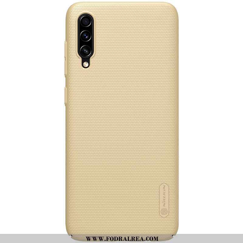 Fodral Samsung Galaxy A70 Tunn Mobil Telefon, Skal Samsung Galaxy A70 Skydd Nubuck Blå