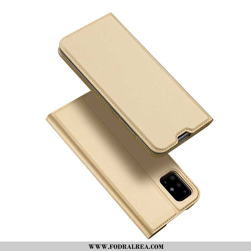 Fodral Samsung Galaxy A71 Tunn Rosa Skal, Skal Samsung Galaxy A71 Läderfodral Kort