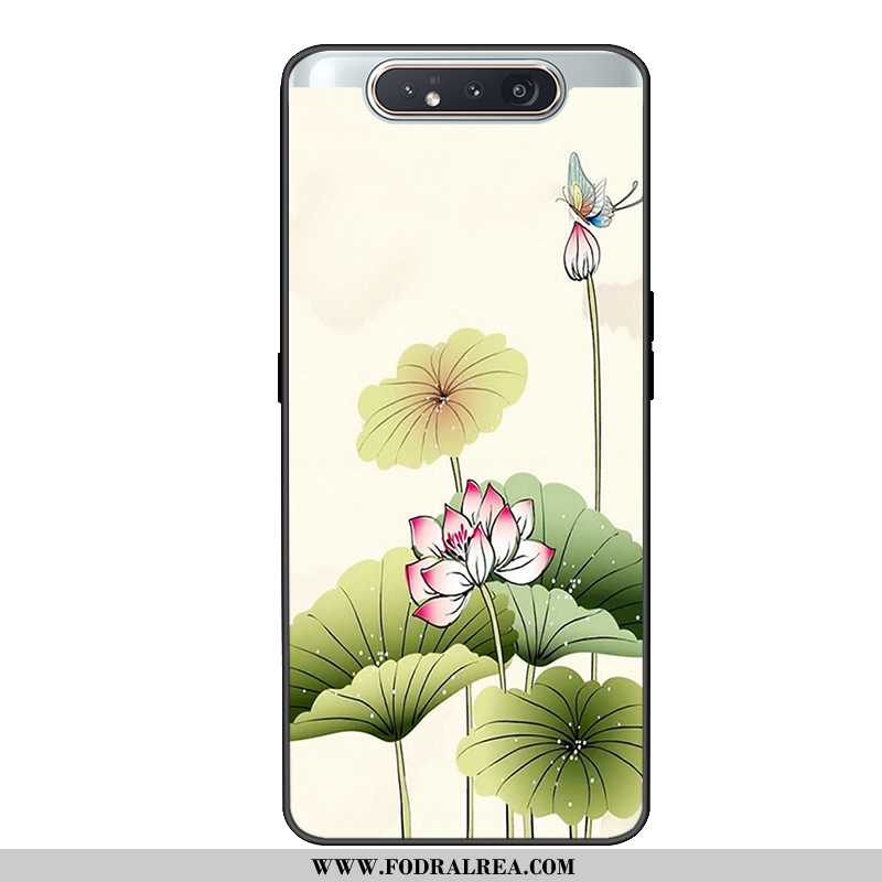 Fodral Samsung Galaxy A80 Silikon Fallskydd, Skal Samsung Galaxy A80 Skydd Mobil Telefon Grön