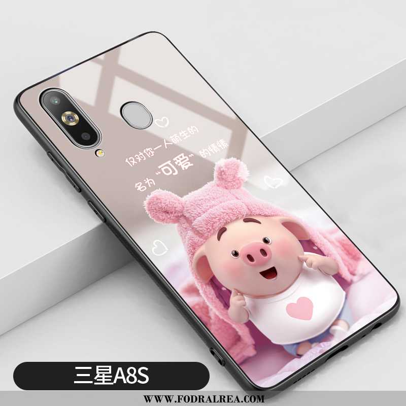 Fodral Samsung Galaxy A8s Trend Kreativa Personlighet, Skal Samsung Galaxy A8s Silikon Rosa