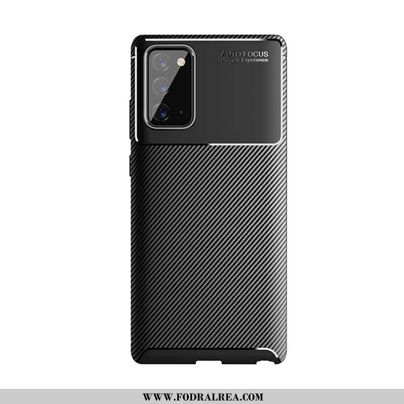 Fodral Samsung Galaxy Note20 Trend Nubuck Svart, Skal Samsung Galaxy Note20 Mjuk Mobil Telefon Svart