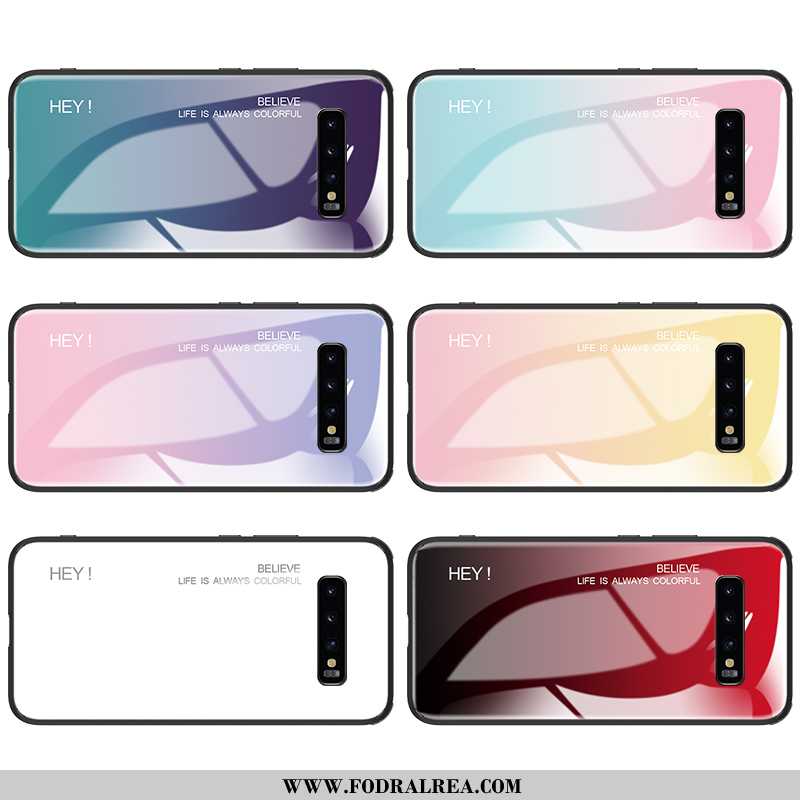 Fodral Samsung Galaxy S10 Kreativa Rosa Mobil Telefon, Skal Samsung Galaxy S10 Trend Glas