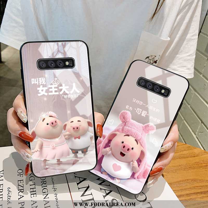 Fodral Samsung Galaxy S10+ Kreativa Rosa Trend, Skal Samsung Galaxy S10+ Tecknat