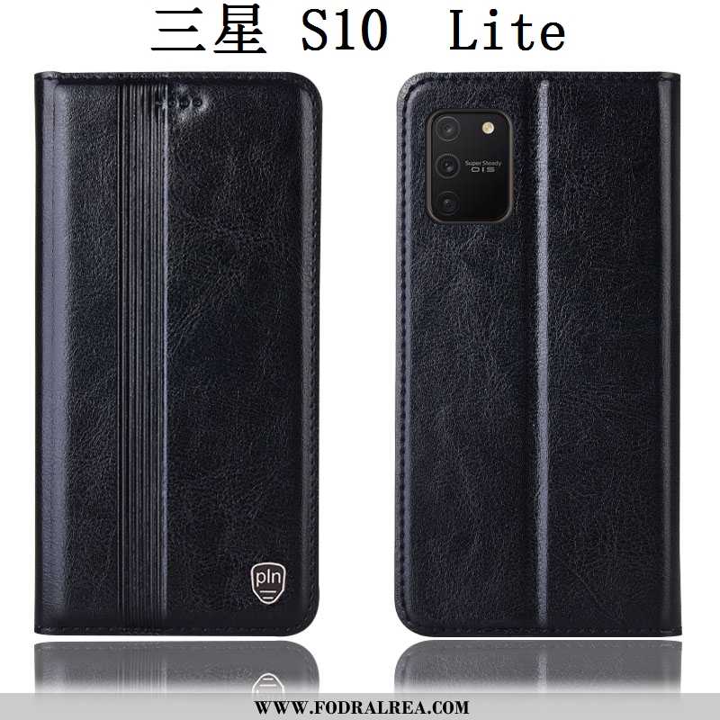 Fodral Samsung Galaxy S10 Lite Skydd Stjärna Skal, Skal Samsung Galaxy S10 Lite Läderfodral Brun