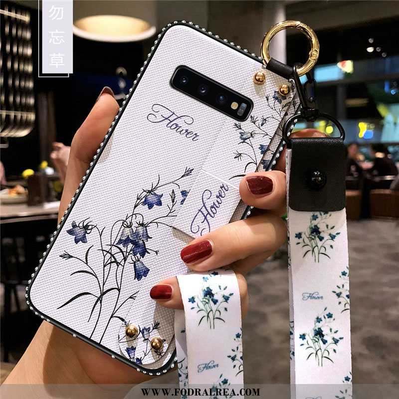 Fodral Samsung Galaxy S10 Skydd Mobil Telefon Fallskydd, Skal Samsung Galaxy S10 Hängsmycken Blommor