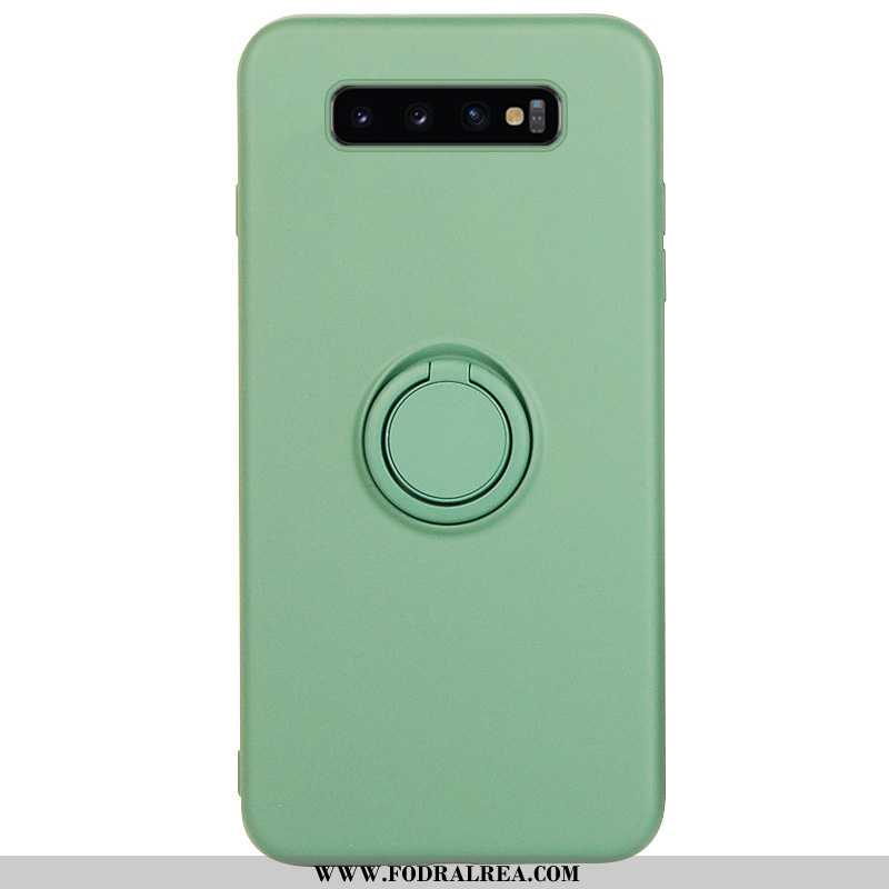 Fodral Samsung Galaxy S10 Skydd Stjärna Fodral, Skal Samsung Galaxy S10 Silikon Enkel Grön