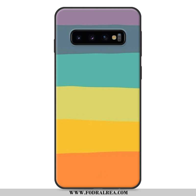 Fodral Samsung Galaxy S10 Vacker Silikon, Skal Samsung Galaxy S10 Mjuk Stjärna Vita