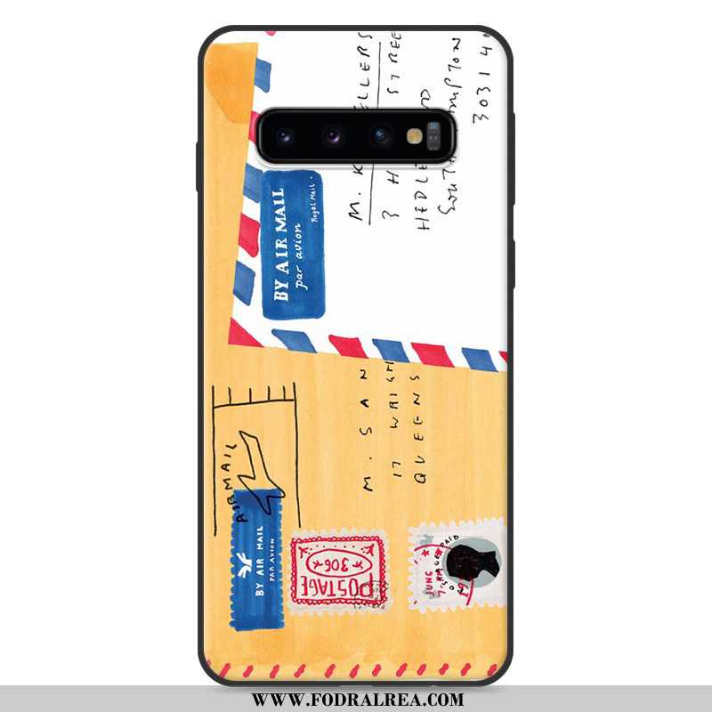 Fodral Samsung Galaxy S10 Vacker Silikon, Skal Samsung Galaxy S10 Mjuk Stjärna Vita