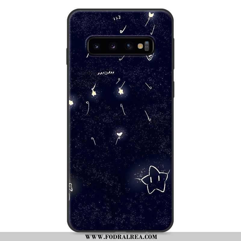 Fodral Samsung Galaxy S10 Vacker Silikon, Skal Samsung Galaxy S10 Mjuk Stjärna Vita