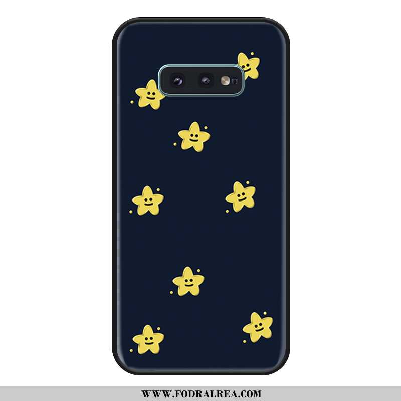 Fodral Samsung Galaxy S10e Skydd Kreativa Tecknat, Skal Samsung Galaxy S10e Mode Mörkblå