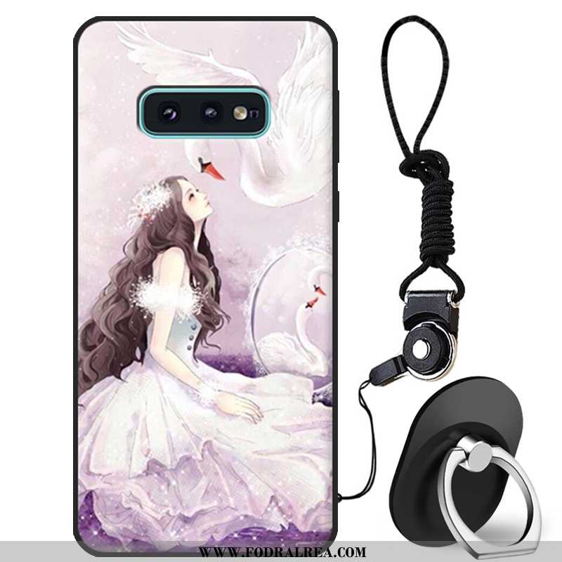 Fodral Samsung Galaxy S10e Tecknat Skal, Skal Samsung Galaxy S10e Vacker Ungdom Vita