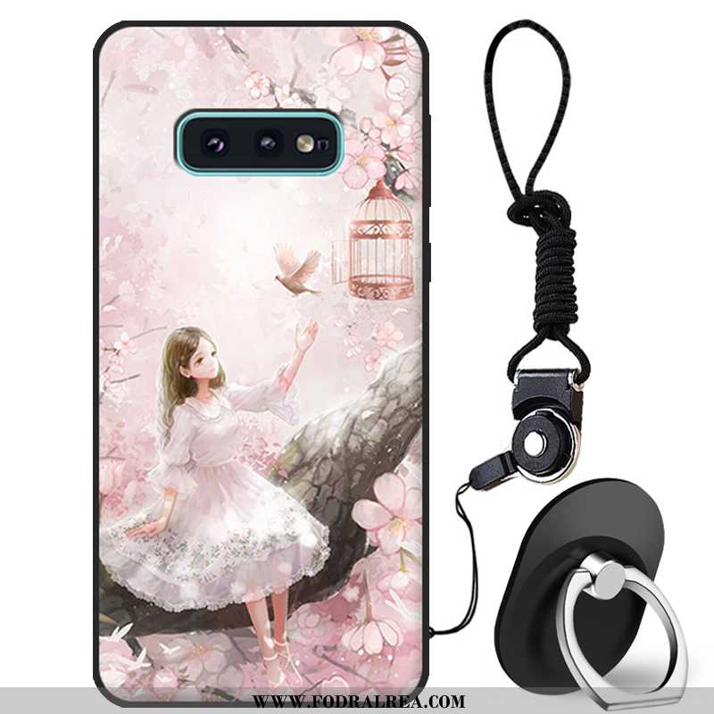 Fodral Samsung Galaxy S10e Tecknat Skal, Skal Samsung Galaxy S10e Vacker Ungdom Vita